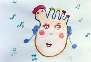 巻き爪イメージイラスト